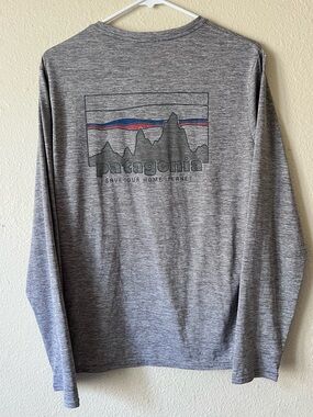Patagonia Capilene Cool Daily Fitz Roy Long Sleeve S
